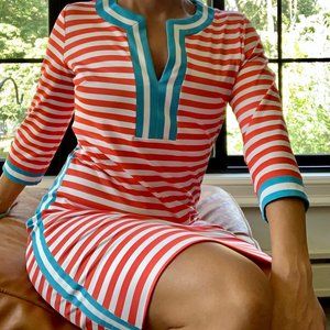 "Gretchen Scott"  Jersey Split Neck Dress